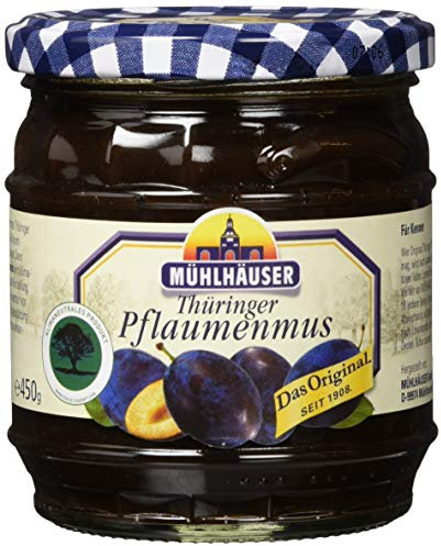 Mühlhäuser Thüringer Pflaumenmus Pastös, 450g