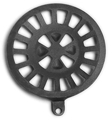 Grille à cendres pour poêles à cheminée Cosmo de Jydepejsen - fonte - dimensions d'encastrement parfaitement adaptées
