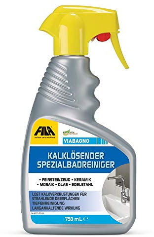 Fila Via-Bagno 2er SET Kalklösender Spezial Badreiniger 750 ml ideal fürs Badezimmer