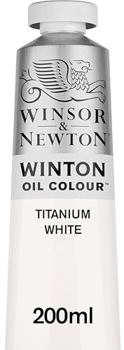 Winsor & Newton 1490699 Winton, feine hochwertige Ölfarbe mit gleichmäßiger Konsistenz, Lichtbeständig, hohe Deckkraft, Reich an Farbpigmenten - Twinpack 2 x 200ml Tube