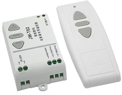 -T02 AC 220 V Moteur Interrupteur de TéLéCommande Interrupteur Commande à Distance Haut Vers le ArrêT ContrôLeur de Moteur Tubulaire Inverse TX Verrouillé