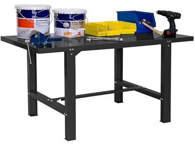 SimonRack Arbetsbord Verkstad, Arbetsbänk, Lastkapacitet 600 kg, Åtgärder 830x1500x730 mm, Antracit