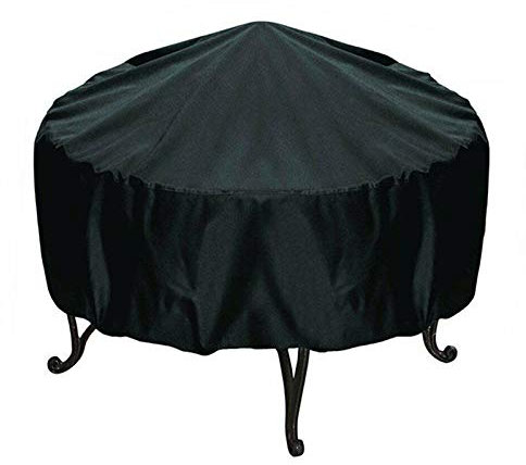 Grillabdeckung, Grillabdeckung, wasserdicht, Ø112 x 40 cm, Schutzhülle für BBQ, winddicht, Oxford, Abdeckung für den Außenbereich, schützt vor Regen, Staub, Sonne und Schnee