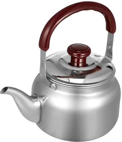 3 pezzi Bollitore Acqua Teiera Caffettiera per campeggio Tazza da caffè in acciaio inox Caffettiera vintage Caffettiera da campeggio Gongfu Teiera You Can Teiera in metallo Gas Acciaio inossidabile
