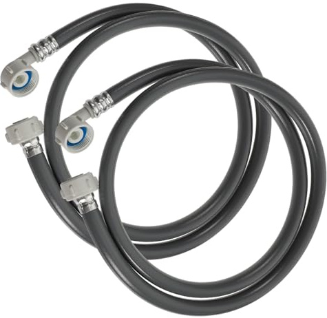 Angoily 2pcs Washing Machine Hose Inlet Water Long Hoses for Washing Machine Hose for Washer Machine Washer Supply Hoses Hose for Washing Machine Plastic Washing Machine Connector Pvc
