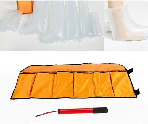6PCs First Aid Air Splint Kits, Upthehill Inflatable Air Splint Set Inflatable Plastic Splint with Hand/Wrist, Elbow/Half Arm,Full Arm, Foot/Ankle, Half Leg, Full Leg for Home Outdoor Emergency Use