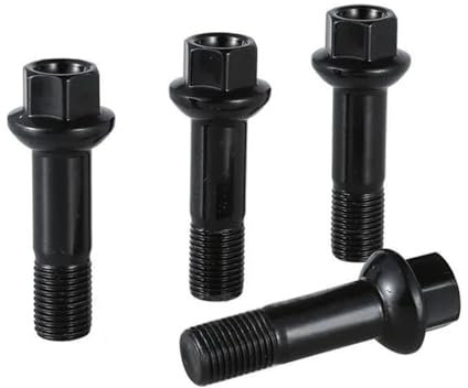 PUNICS Kompatibel Mit Benz, 4 Stück, Autozubehör, Radnabe, Reifenschraube, Bolzen, M14 X 1,5, Radschrauben, Muttern, Stehbolzen, Ersatzteile Radnabenmuttern (Color : color1, Size : M14x1.5)