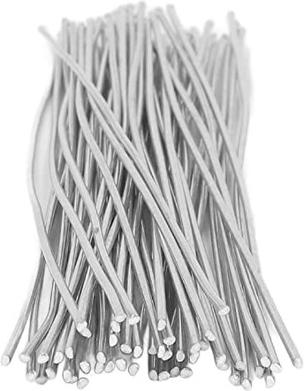 50 Piezas Alambre de Soldadura de Aluminio, Alambre de Soldadura de Aluminio TIG, Varillas de Soldadura, Núcleo Fundente, Baja Temperatura para Máquinas de Soldar, Fácil Fusión