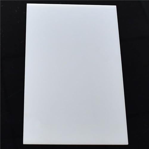 Weiße Polypropylenplatte, PP-Kunststoffplatte for Heimwerker, Dicke 3 mm, 8 mm, 10 mm, lebensmittelechtes Schlagpolster, 1 Stück(4x100x100mm)