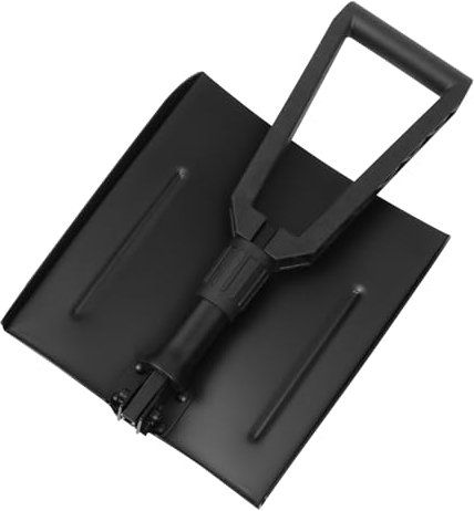 BESPORTBLE 1pezzi Pieghevole Shovel Portatile per Strumento per attività Outdoor e Facile Trasportare e