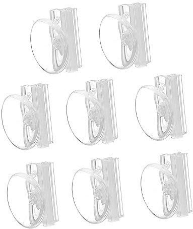 BESPORTBLE 8pcs Aquarium Plate Clip Suction Cup Clamp Fish Tank Divider Clamp Secure