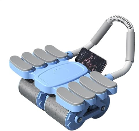 Tyinerc AB-Rad Rolle, ABS Rolle, Trainingsgeräte für Bauchtrainer mit vier Rädern, Home Gym Bauchmuskeltrainer, für Erwachsene, Frauen, Männer, Jugendliche, Jugendliche
