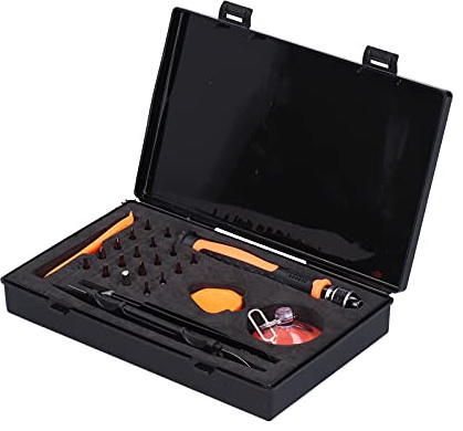 Srliya 26Pcs Screwdriver Repairing Set Multifunction Crowbar Suction Cup Hand Hardware Tool