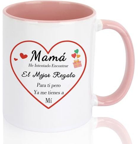 Regalo Madre Taza Dia de la Madre Regalos Mama Regalos Cumpleaños Madres Originales para Mamas Primerizas Mama Postparto Embarazada Día de la Madres para Mamá Personalizado Navidad Reyes