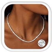 Dochais Collar Cadena Fina Plata 925 con Cierre 2mm/3mm 16/18/20/22 Pulgadas Cadena Plata para Mujer Hombre Regalo Joyas