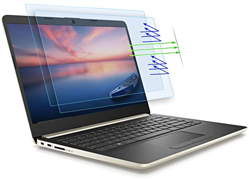 (2PCS Pack) HP 14 inch Laptop Screen Protector Anti Blue Light Glare for HP 14 Laptop/HP Pavilion X360 14/HP Chromebook 14/HP Stream 14/HP ProBook 14, Eye Protection Computer Monitor Screen Protector