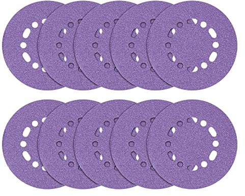Trend Discos de lija zirconio 150 mm orbital aleatoria 40, pack 10