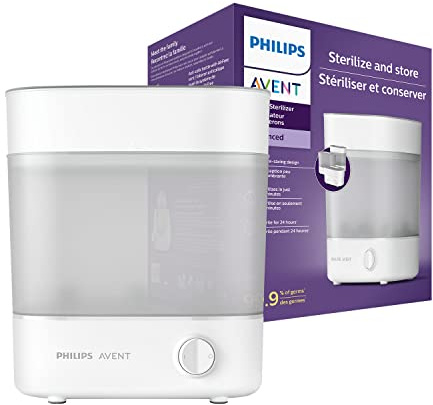 Philips Avent Scf291/00 Elektrischer Sterilisator 2-in-1, 1,78 kg, Farbe, Unisex, Weiß