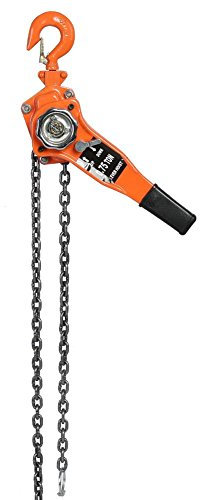Manual Hand Chain Hoist Block Puller, 1.5T Ratchet Hand Chain Lifting Hoist, Long 10ft Heavy Duty Solid Manganese Steel Lifting Hoist for Construction Building Garages Warehouse Automotive