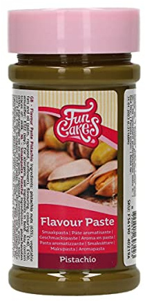 FunCakes Pasta Aroma Pistacchio: Aromi Alimentari, Ottimo Gusto, Perfetto per Decorare Torte, Adatto per Pastella e Ripieni. 80 gr.