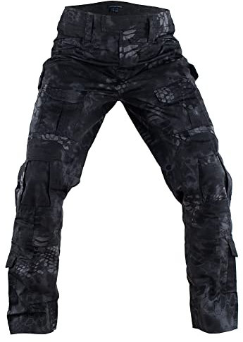 MUFFRO Herren Kampfhose Tactical Cargo Sporthose Camouflage Trekking Jagdbekleidung (Color : D, Size : 6XL)