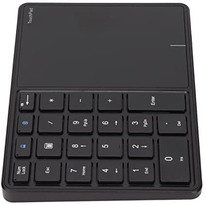 Tbest nummernblock mit touchpad,Nummernblock Mit Touchpad,Havit Bluetooth-Nummernblock,USB-Ziffernblock,26 Tasten,Tragbare -Finanzbuchhaltung,Wiederaufladbarer Nummernblock Für