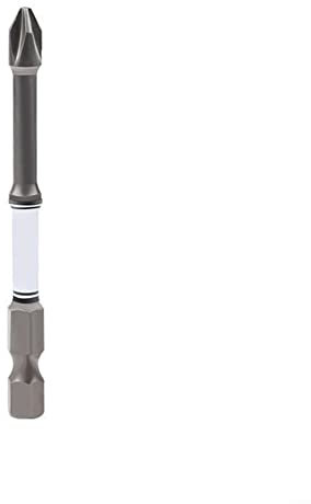Embout de tournevis cruciforme PH2 75 mm à tige hexagonale
