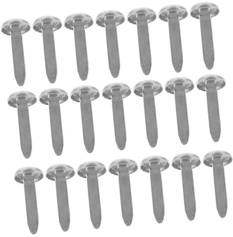 Operitacx 50 Stück Brad-Papierverschlüsse Papier Brads Metallstifte für Papier bastelsets für Kinder Sammelalbum Klammern aus Papier Brads für Papierhandwerk Mini Verschluss