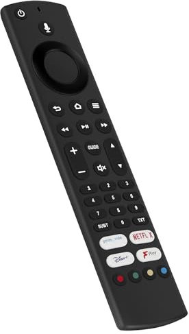 VINABTY Fire Telecomando vocale sostitutivo adatto per Toshiba Ultra HD TV 43UF3D53DB 50UF3D53DB 55UF3D53DB 65UF3D53DB Sub CT-8565