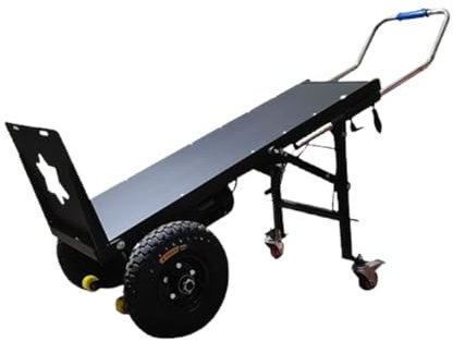 zhyunvd Arbeitssparender Handwagen Handkarren-Treppensteiger Elektrische Treppensteiger-Handkarren Wagen Mit 1500W Bürstenlosem Motor Abnehmbarer Batterie (48 V/48 Ah) Tragfähigkeit (300 Kg) B