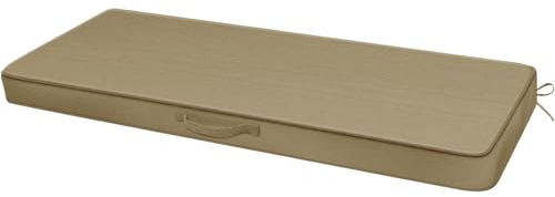 WLXFF Bankkissen Bankauflage Polsterauflage rutschfeste Sitzpolster Bank, Bankkissen Bankauflage Kissen FüR Hollywoodschaukel, FüR Gartenbank, Fensterbank,No5,120X30X3CM