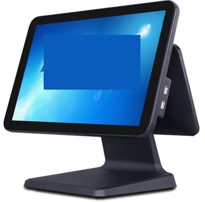 Registrierkasse Touchscreen-Bestellmaschine mit Scan-Code, kommerzielle All-in-One-Maschine for Milchtee, Catering, Supermarkt,Schnelle Reaktion(Dual screen)