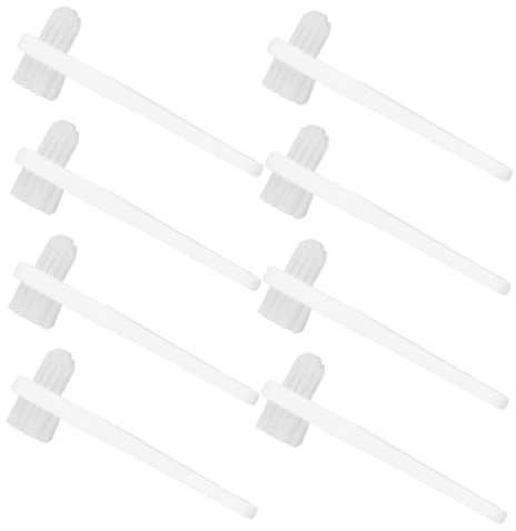 SEWOART 8pièces Brosse Pour Dentier Portable Double Face Pratique Pour Nettoyage à Et Soins Bucco-dentaires