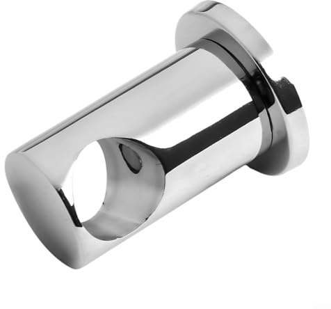 Wandhalterung für Duschstange, Zinklegierung, passend für Stangen mit 21 5 mm und 22 mm Durchmesser