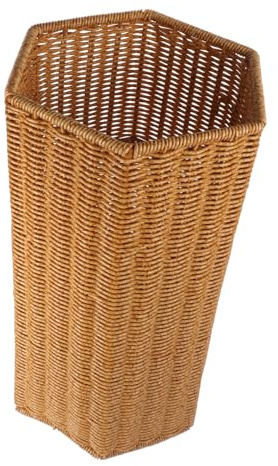 Warmhm Wooden Umbrella Stand Plastic Umbrella Holder Large Capacity for Entryway Stores Long Sturdy Home and Office Organiser