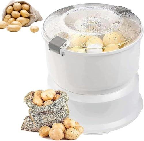Electric Potato Peeler Machine, One-Button Multifunctional Rumbler Peeler for Kitchen and Commercial Use