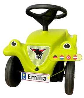 3D-Druck Camper Österreich Nummernschild passend für Bobby Car, individuelles Tretauto Kennzeichen mit Wunschtext, inkl. Befestigung