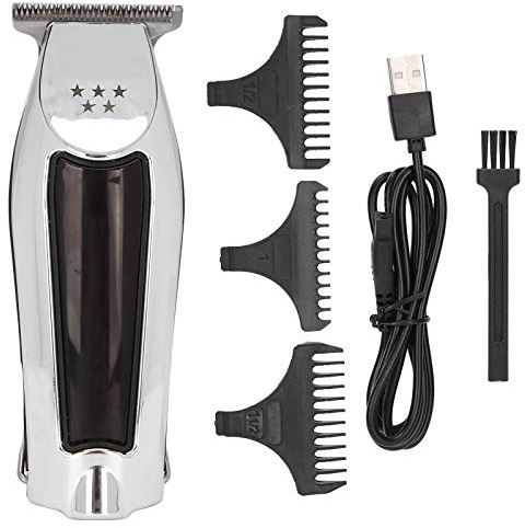 Cortadora de cabello eléctrica profesional para hombres, cortadora de cabello recargable por USB con batería de 1000 mAh, herramientas de corte de cabello de salón con cuchillas