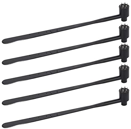 MasYosh Plum Blossom Dermal Hammer, 5PCS Stainless Steel Needle ABS Handle with Rounded Points, for Industry and Multipurpose Use