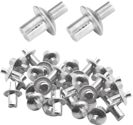 50 Uds. Remaches de expansión martillo, remache percusión aluminio, clavos placa yeso, sujetador roscado