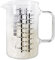 wenco Verre doseur en verre de 500 ml – Verre doseur avec deux échelles et différentes unités de mesure, transparent, résistant à la chaleur, idéal pour mesurer avec précision les liquides et les