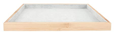 Plateau à Bijoux Plateau De Tasse De Thé Plateau De Service Table à Thé Plateau De La Maison Plateau Crochet Clé En Bois Plaque De Stockage Assiette De Service Flanelle Ménage