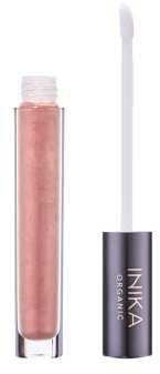 INIKA Organic Lip Glaze | Shiny + Plumping Lipgloss. Hydrates, Nourishes + Colours. Vegan + Natural Ingredients. Blossom 5mL