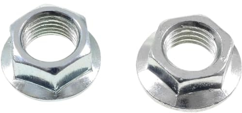 2EXTREME 2x Variomatikmutter M10x1,25 kompatibel mit Peugeot Speedfight 1-4 | 2x Mutter für Kurbelwelle an Variomatik- und Zündseite, Stahl, SW 14, Motor Minarelli; kompatibel mit Peugeot Buxy 50 2T AC