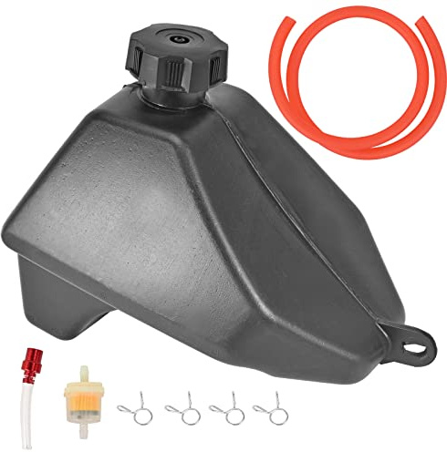 Trkimal Plastic Gas Fuel Petrol Tank for 50cc 70cc 90cc 110cc 125cc Roketa Taotao Sunl Coolster JCL ATA Baja MotorsportsVitacci BMS Buyang Coolsport Eagle Peace kazuma ATV Quad (Plastic)