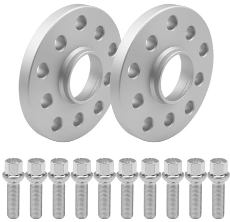 SCC Spurverbreiterungen Spurplatten 2x10mm 5x100-5x112 12118E-ABE-1 kompatibel mit Seat Alhambra Altea Arona Ateca Cordoba Exeo Ibiza Leon Tarraco T