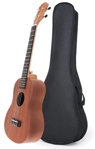 Professionelle Ukulele 26-Zoll-Hawaii-Minigitarre Mit Vier Saiten Aus Holz Für Anfänger(C)
