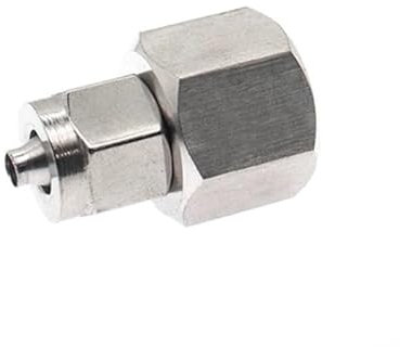 TNGNMGVSJ Fast Twist Lock nut 4mm-14mm Tube Stainless Steel SS 304 Pipe Fittings Female Threaded 1/8 1/4 3/8 1/2(Tube OD10 x ID8,1/2)