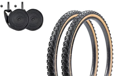 2 Stück 26 Zoll Fahrrad Reifen Set 26 x 2.125 MTB 54-559 mit AV Schläuchen