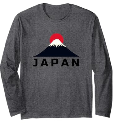 Japón Travel Mount Fuji Sun Rise Tops, Camisetas y Accesorios Manga Larga